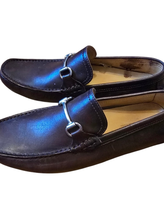 Saks Fifth Avenue Men\'s Bit Driving Loafers - Brown Leather (Size 9.5 M) main image 5